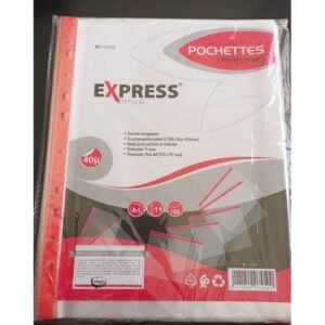 POCHETTE PERFOREE A4 40M  EXPRESS