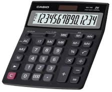 CALCULATRICE CASIO GX-14S-W-DC/GX-14B