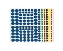 ETIQUETTE GOMMETTES ROND COULEUR